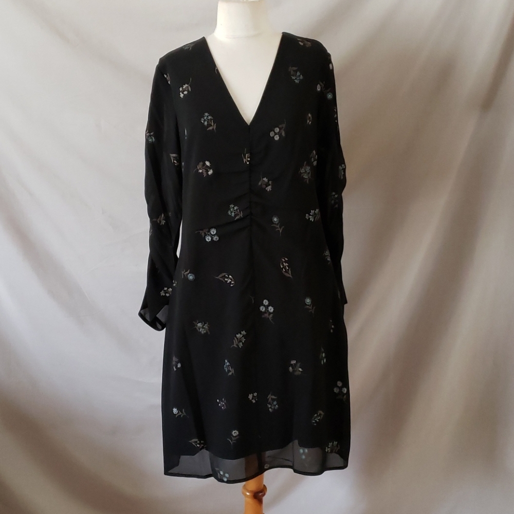 NEW SAM EDELMAN Gathered Center Front Dress
